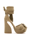Andrea Bogosian Platform Sole Sandals - Brown