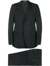Lanvin Black Half Canvas Suit