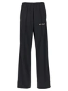 Palm Angels Blackwhite Classic Logo Track Joggers In Multicolor