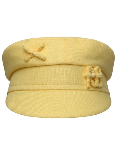 Ruslan Baginskiy Yellow Linen Hat