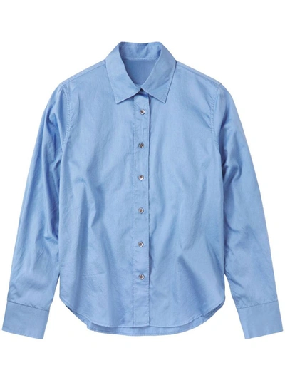 Closed Fitted Shirt Clothing In 569 Blue Horizon