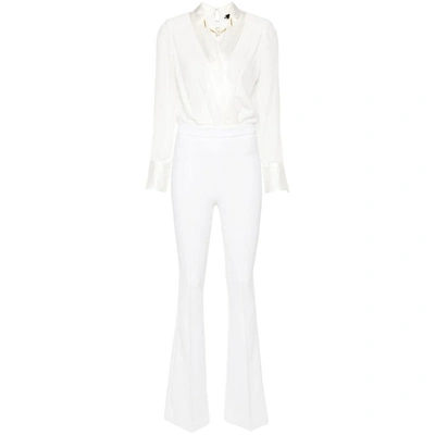 Elisabetta Franchi Jumpsuits In White