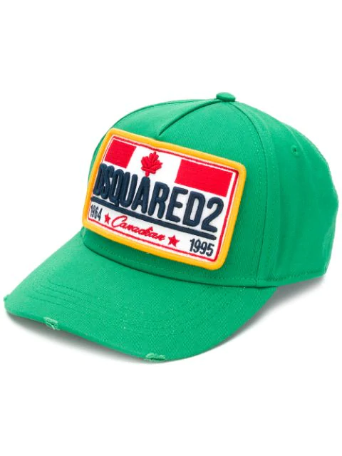 dsquared2 green cap