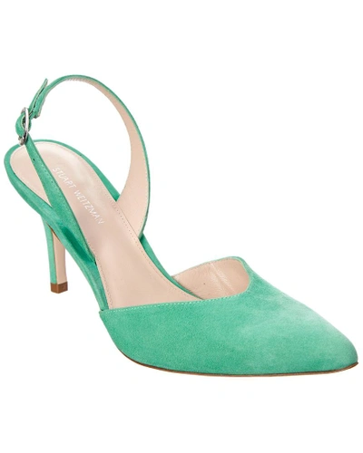 Stuart Weitzman Sleek Suede Pump In Nocolor