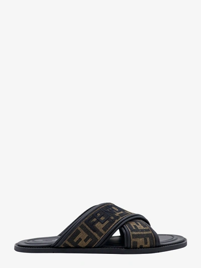 Fendi Sandals In Brown