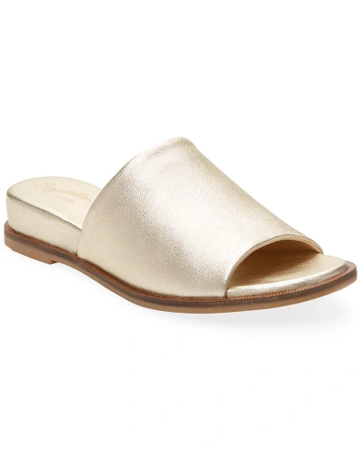 Seychelles Take A Dive Leather Slide Sandal In Nocolor