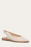 The Frye Company Frye Kenzie Slingback Flats In Ivory