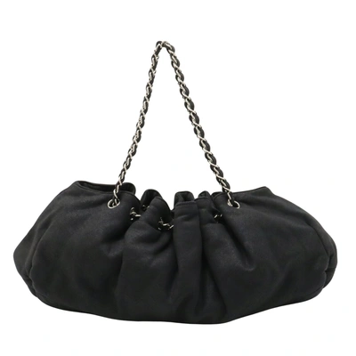 Pre-owned Chanel Coco Cabas Black Synthetic Shoulder Bag ()