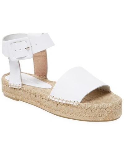 Saks Fifth Avenue Leather Wedge Sandal In Nocolor
