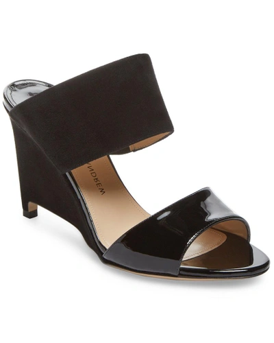 Paul Andrew Paavo Leather & Suede Wedge Sandal In Nocolor