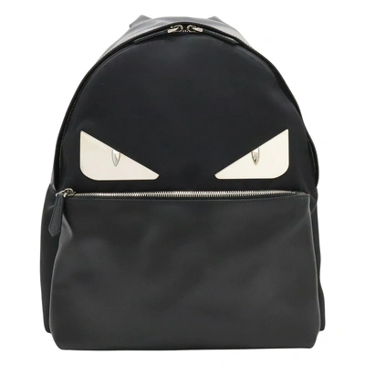 Fendi Bag Bug Black Synthetic Backpack Bag ()