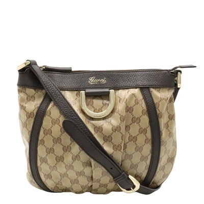 Gucci Abbey Beige Canvas Shopper Bag ()