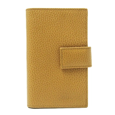 Gucci Beige Leather Wallet  ()