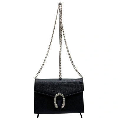 Gucci Dionysus Black Leather Shoulder Bag ()