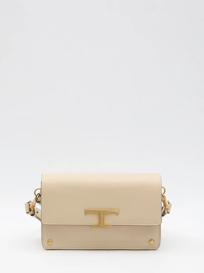 Tod's Leather Bag In Beige
