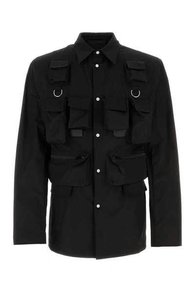 Prada Jackets And Vests In Black