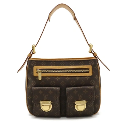 Pre-owned Louis Vuitton Hudson Brown Canvas Shopper Bag ()