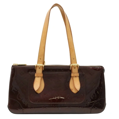 Pre-owned Louis Vuitton Rosewood Brown Patent Leather Shoulder Bag ()