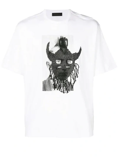 Diesel Black Gold Teorial-m5 T-shirt In Bianco