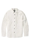 Volcom Date Knight Classic Fit Button-up Shirt In Off White