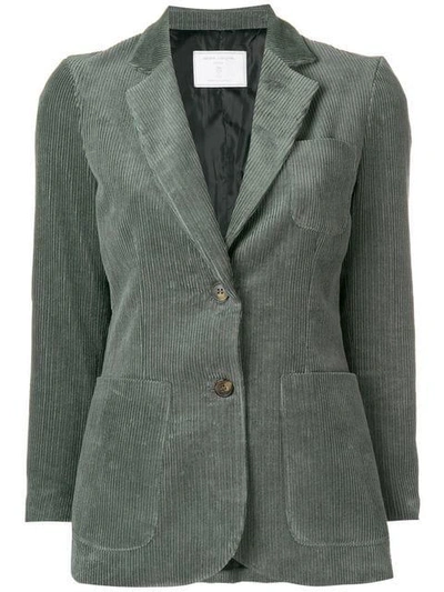 Société Anonyme Classic Corduroy Jacket In Green