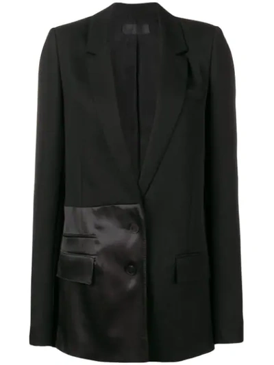 Haider Ackermann Long Panelled Blazer In Black