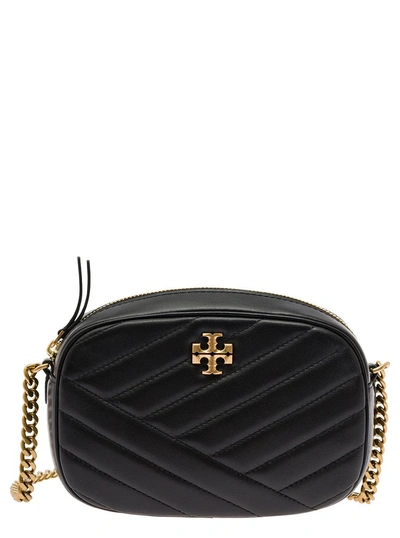 Tory Burch Kira Chevron Camera Bag In Black