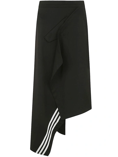 Y-3 Adidas Long Skirt Clothing In Black