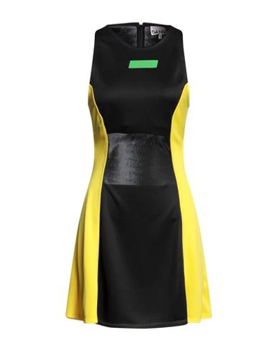 Ganni Woman Mini Dress Black Size 6 Polyester