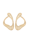 Fernando Jorge 18kt Yellow Gold Stream Lines Loop Earrings