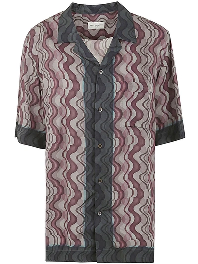 Dries Van Noten 01570 Carltone 8099 M.w.shirt Clothing In Pink & Purple