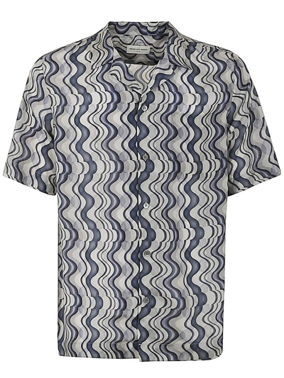 Dries Van Noten 01570 Carltone 8161 M.w.shirt Clothing In Blue