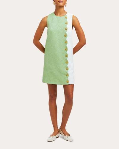 Mestiza Women's Etta Embroidered Mini Dress In Green