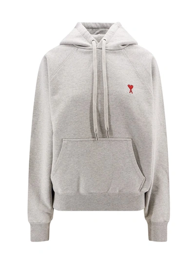 Ami Alexandre Mattiussi Ami Paris Sweatshirt In Grey