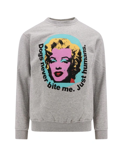 Comme Des Garçons Comme Des Garcons Shirt Marilyn Monroe Printed Sweatshirt In Grey