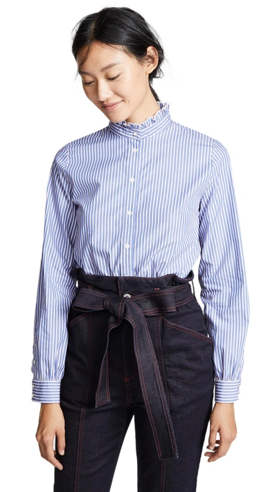 Mkt Studio Crissin Striped Shirt In Blue