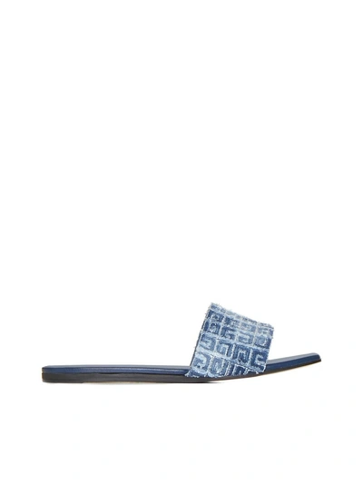 Givenchy Women '4g' Sandals In Blu