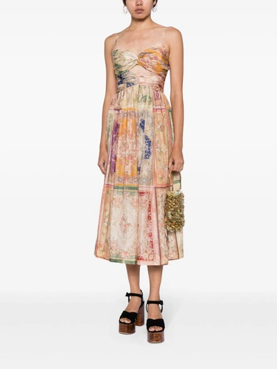Zimmermann Dresses In Patch Floral