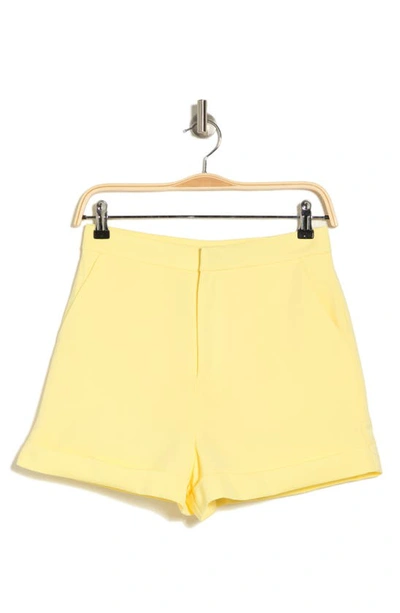 Vici Collection Standards Shorts In Lemon
