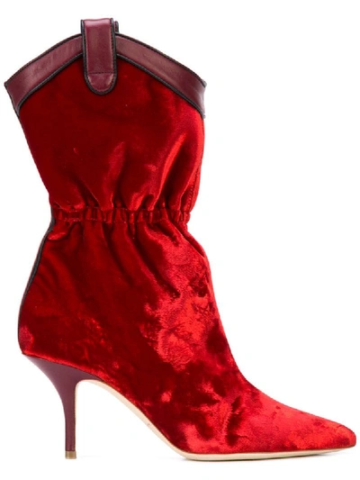 Malone Souliers Daisy 70 Boots In Red