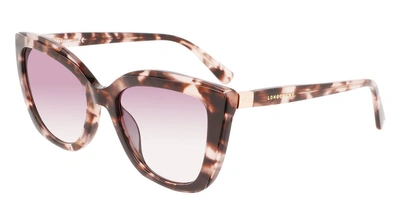 Longchamp Women's 54mm Rose Havana Sunglasses In Multi