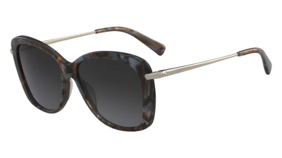 Longchamp Women's 56mm Marble Brown Azure Sunglasses In Multi
