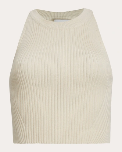 Eleven Six Women's Tia Cropped Tank Top In White