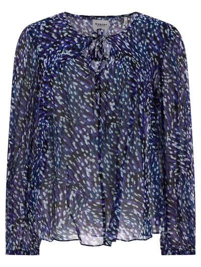 Isabel Marant Étoile "daytonea" Blouse In Blue