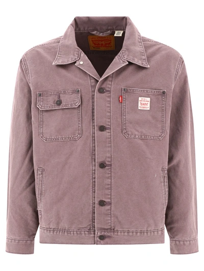 Levi's Sunrise Trucker Jacket In Purple