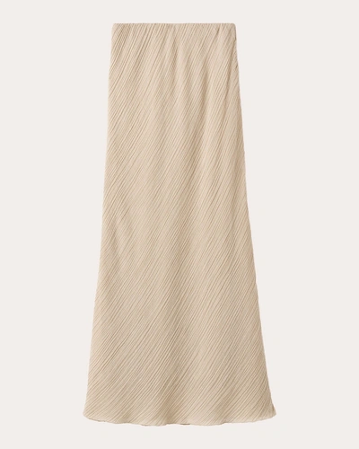 By Malene Birger Biancos Seersucker Maxi Skirt In Neutrals