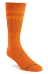 Stance Joven Classic Crew Socks In Anthem Orange