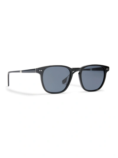 Faherty August Sunglasses In Black/solid Gray