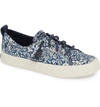 Sperry Crest Vibe Sneaker In Navy/ Multi Canvas