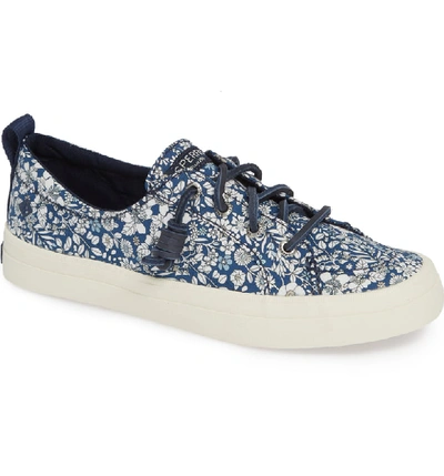Sperry Crest Vibe Sneaker In Navy/ Multi Canvas